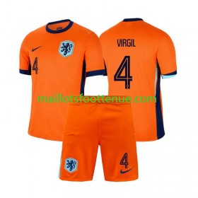 Maillot/Tenue Pays-Bas Virgil van Dijk 4 Enfant Domicile UEFA Euro 2024